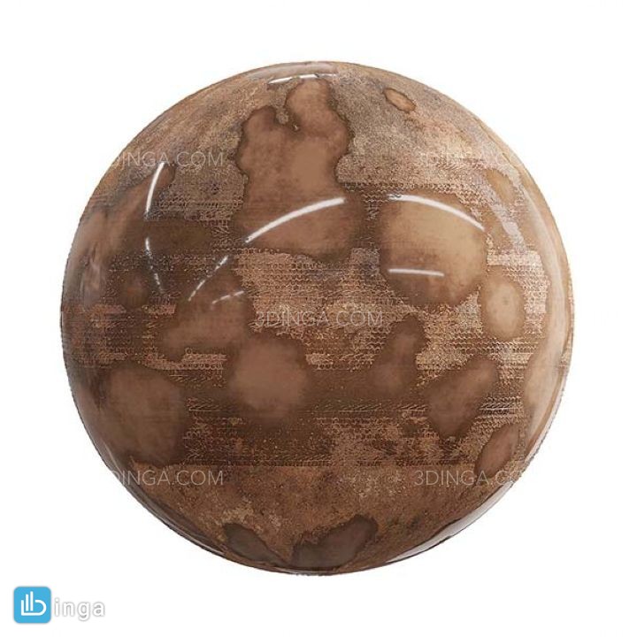 تکسچر جاده خاکی با گودال